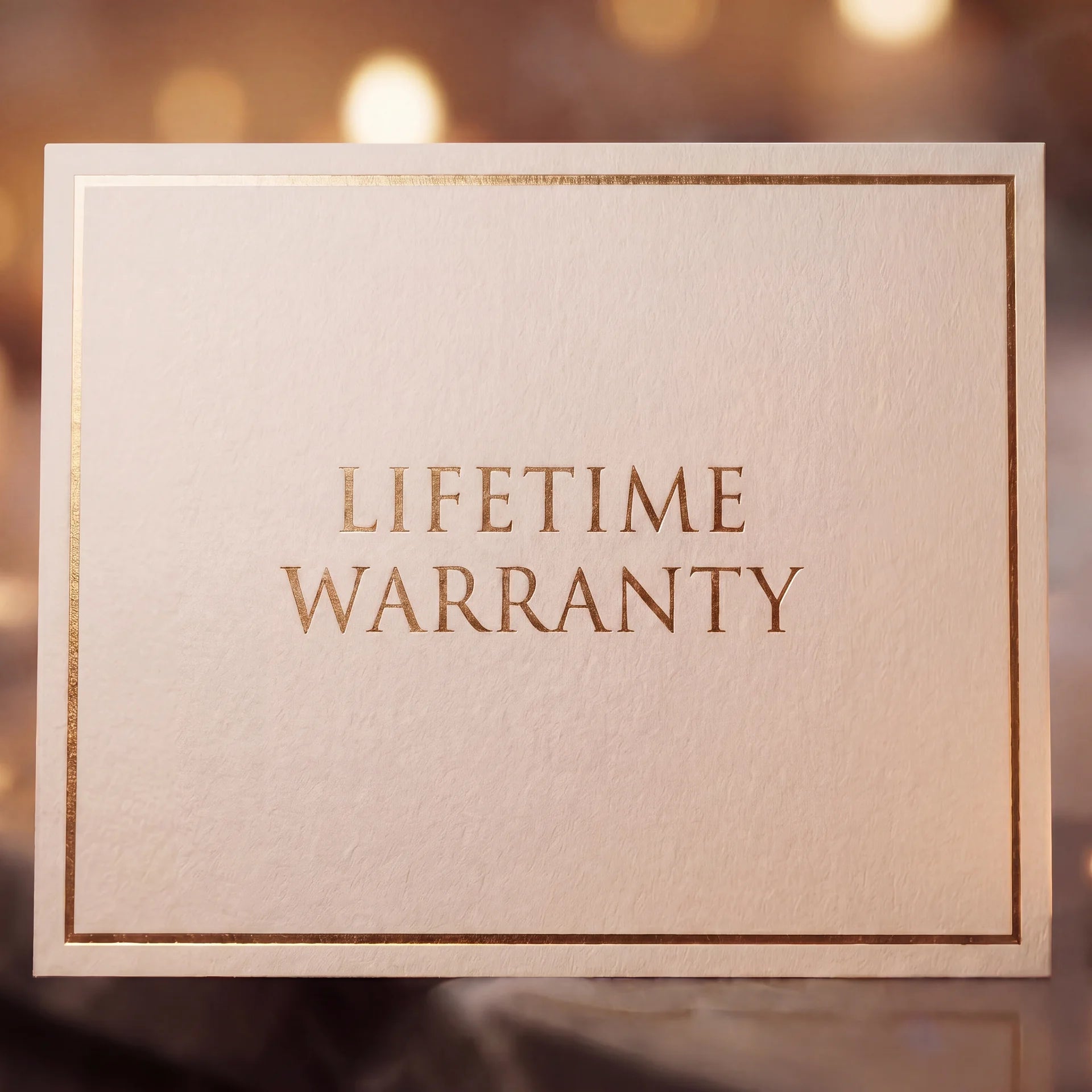 Lifetime Warranty
